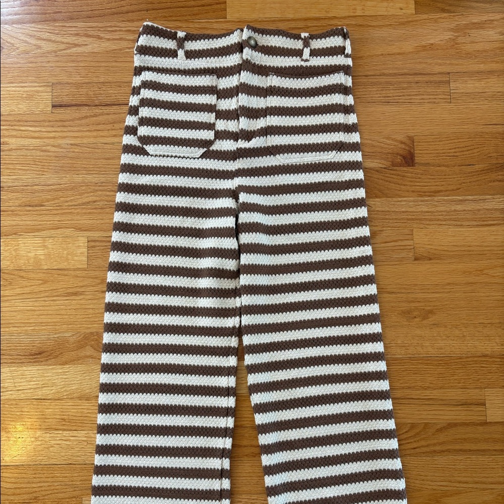 Maeve knit stripped pants - new with tags